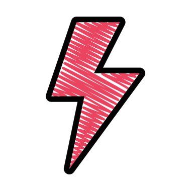 enerji tehlike işareti elektrik uyarı vektör çizim için