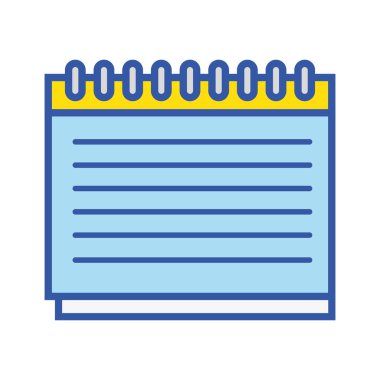 Takvim unutmayın önemli günlerde hayat vektör çizim