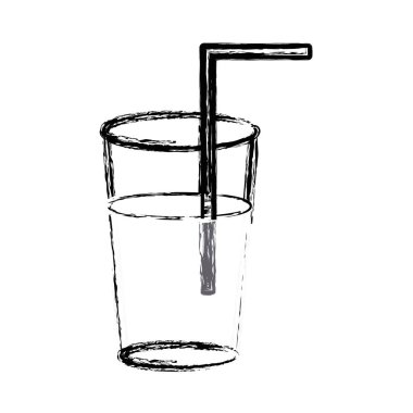 Şekil ferahlık vectorillustration içmek için şişe cam