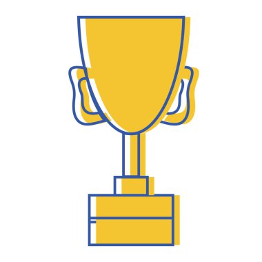 Kupası Ödülü sembole rekabet oyun vektör çizim galibi