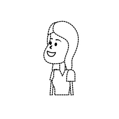 noktalı şekil güzellik kadın saç tasarım ve giyim vektör çizim ile