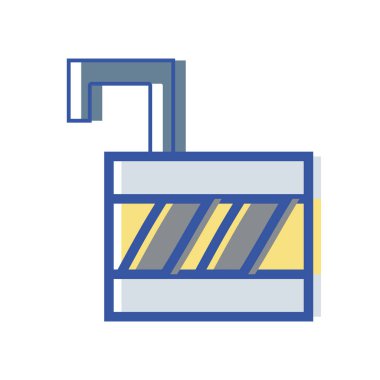 asma kilit açık öğesi koruma bilgi vektör çizim