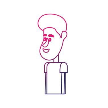 saç tasarım ve giyim vektör çizim satırı şirin adamla