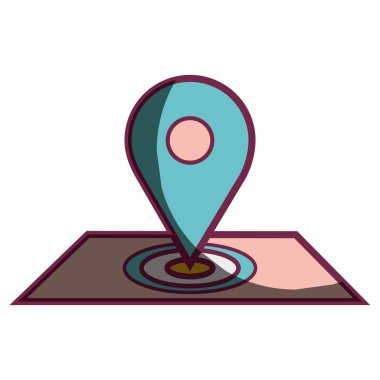 sembol için Dağıtım Hizmetleri, vektör çizim Haritası