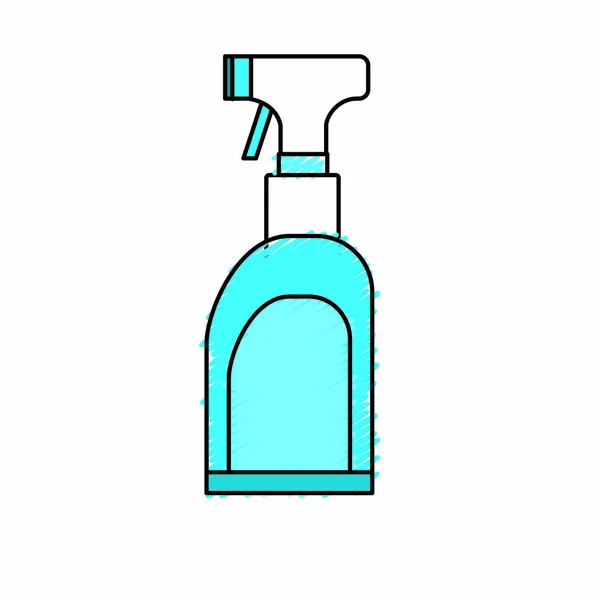 Σαπούνι Σπρέι Για Καθαρίσετε Ρούχα Εικονογράφηση Διάνυσμα — Διανυσματικό Αρχείο