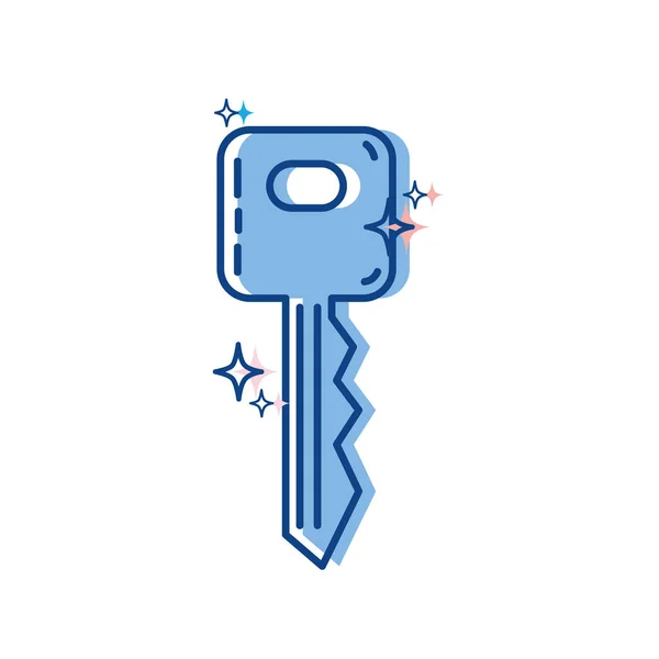 Porta Chave Para Ilustração Vetor Design Segurança Proteção — Vetor de Stock