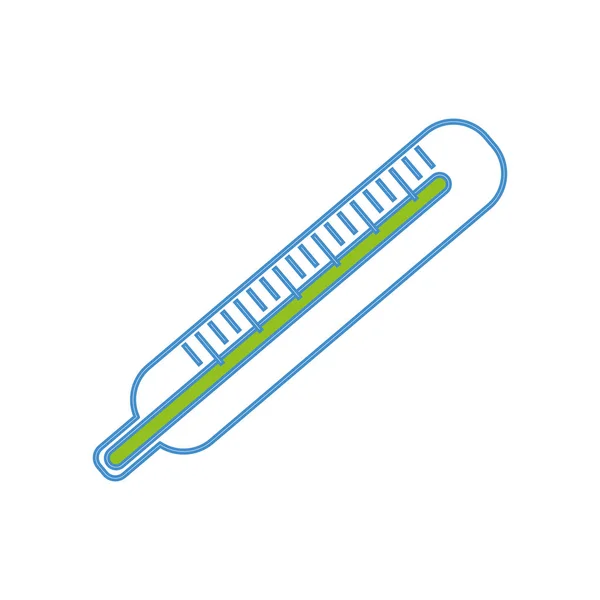 Ícone Ferramenta Hospital Termômetro Projeto Ilustração Vetor — Vetor de Stock
