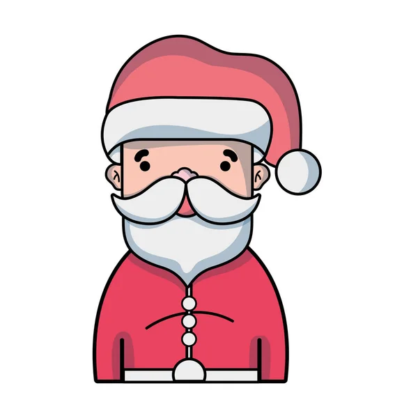 Weihnachtsmann Feiert Fröhliche Weihnachten Vektor Illustration — Stockvektor