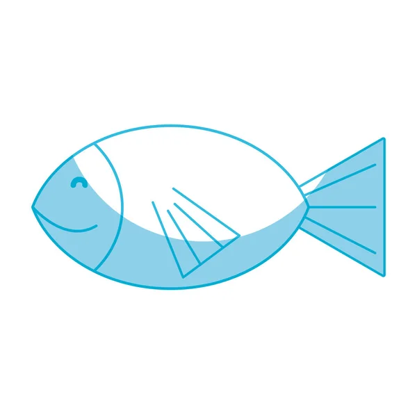 Siluet Taze Balık Hayvan Hazırlık Yemek Vektör Çizim Için — Stok Vektör