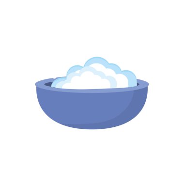 deterjan ve temizlik için baloncuklar ile kova nesne