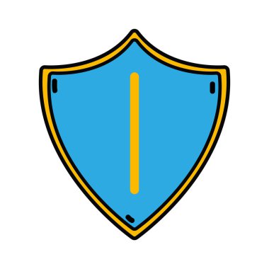 güvenlik kalkanı teknoloji koruma simge vektör tasarlamak için