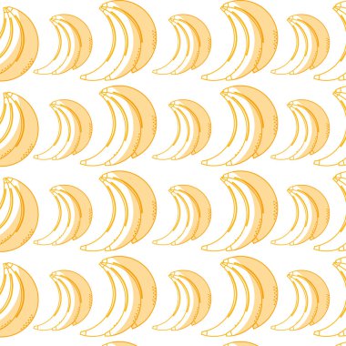 lezzetli Muz meyve hisse senedi, tasarım görüntü illüstrasyon vektör arka plan