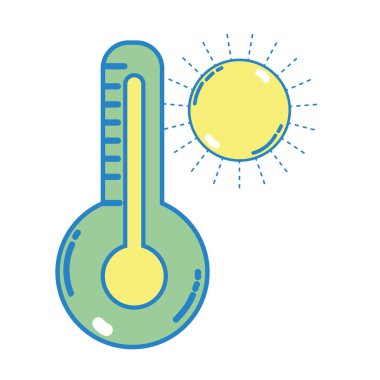 sıcaklık vektör çizim bilmek termometre Ölçü aleti