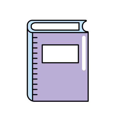 eğitim bilgi edebiyat vektör çizim nesnesine kitap