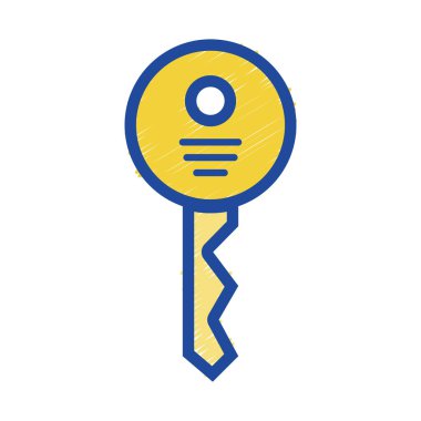 web koruma vektör çizim için güvenlik anahtar simgesi