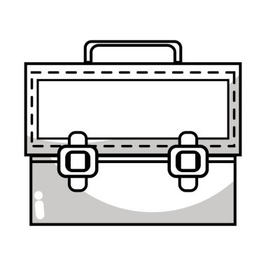 önemli belge vektör çizim kaydetmek için satır zarif evrak çantası