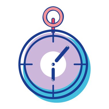 Chronometre eğitim için oyun oynamak için çizimde tasarım vektör