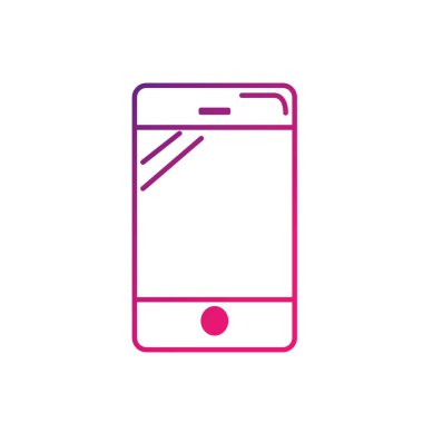 arayıp insanlar vektör çizim için satır smartphone teknoloji