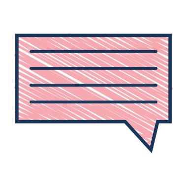 sohbet kabarcık grafik metin iletisi vektör çizim