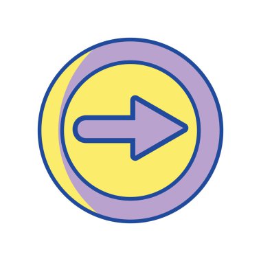 ok sembol simge mobil işareti illüstrasyon vektör