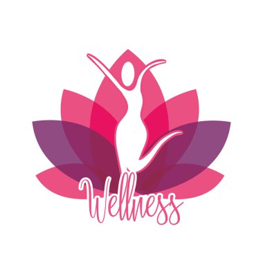 Doğa kadın yaşam tarzı sağlıklı tedavi vektör çizim ile