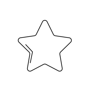 satır güzel yıldız spartly simge vektör tasarlamak