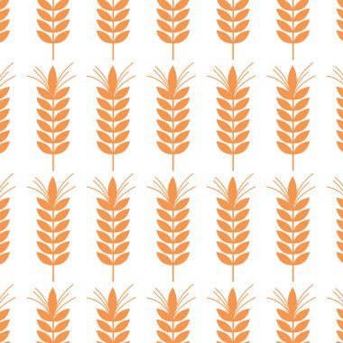 sağlıklı buğday organ bitki besleyici arka plan, vektör çizim
