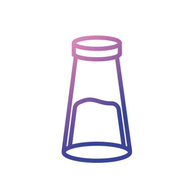 yemek vektör çizim için satır tuz baharat baharat madde