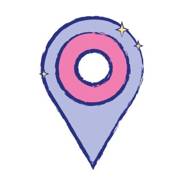 konumu grafik sembol simge vektör tasarlamak