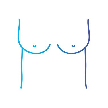 satır sağlık kadın meme ve önleme klinik tedavi vektör çizim