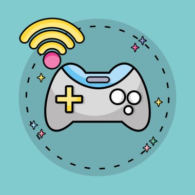 multimedya bilgi vektör çizim için dijital mobil uygulaması