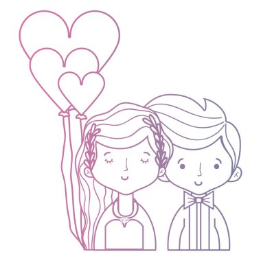 satır güzellik saç modeli tasarım vektör çizim ile evli