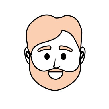 Avatar adam başına sosyal Kullanıcı vektör çizim