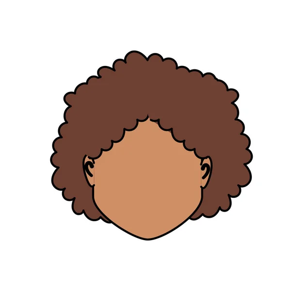 Standaard Avatar Vrouw Sociale Gebruiker Vectorillustratie — Stockvector