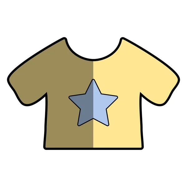 Shirt Bébé Illustration Vectorielle Vêtements Textiles — Image vectorielle