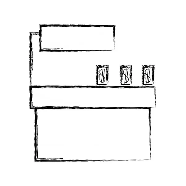 レジ製品ベクトル イラストを確認する技術を図します — ストックベクタ