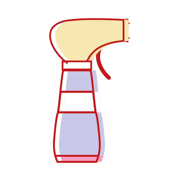 Diseño Botella Spray Con Jabón Para Limpiar Ilustración Del Vector — Vector de stock