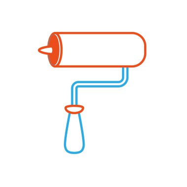 siluet çekiç ekipman hizmet sektörü onarım vektör çizim