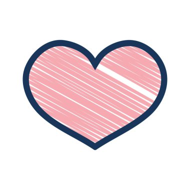 aşk simge tasarlamak vektör kalp sembolü