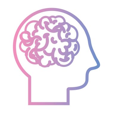 çizgi adam anatomisi beyin tasarım vektör çizim ile