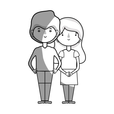 saç tasarım vektör çizim ile birlikte güzellik çift hat