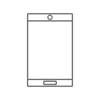 siluet teknoloji akıllı telefon aramak için ve insanlar ile tak illüstrasyon vektör