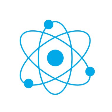 siluet fizik yörünge Kimya Bilim Eğitim vektör çizim