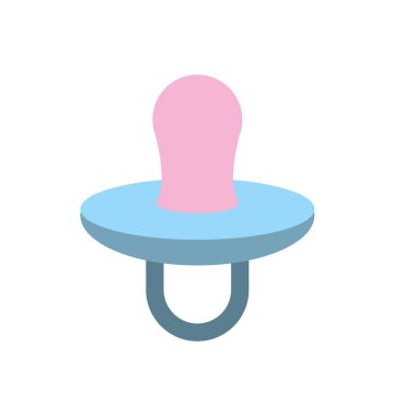 vektör çizim onları sakinleştirmeye emzik bebek aracı