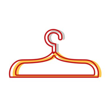 güzel elbise askısı nesne tasarlamak vektör