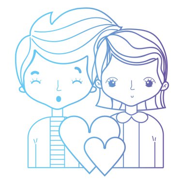 saç tasarım vektör çizim ile birlikte güzellik çift hat