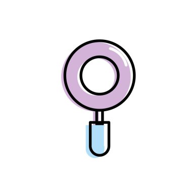 keşfetmek ve vektör çizim arama Büyüteç aracı