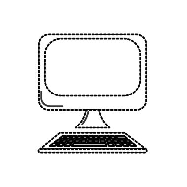 noktalı şekil teknoloji sosyal bilgiler bağlarsanız vektör çizim