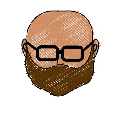 Varsayılan avatar adam sosyal Kullanıcı vektör çizim için