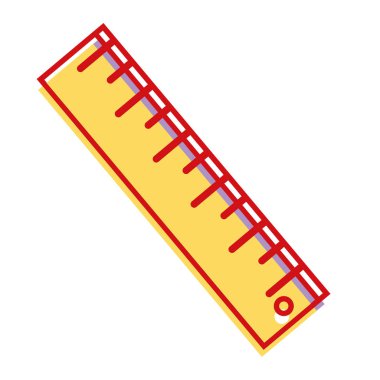 cetvel tasarım okul aracı eğitim vektör çizim için